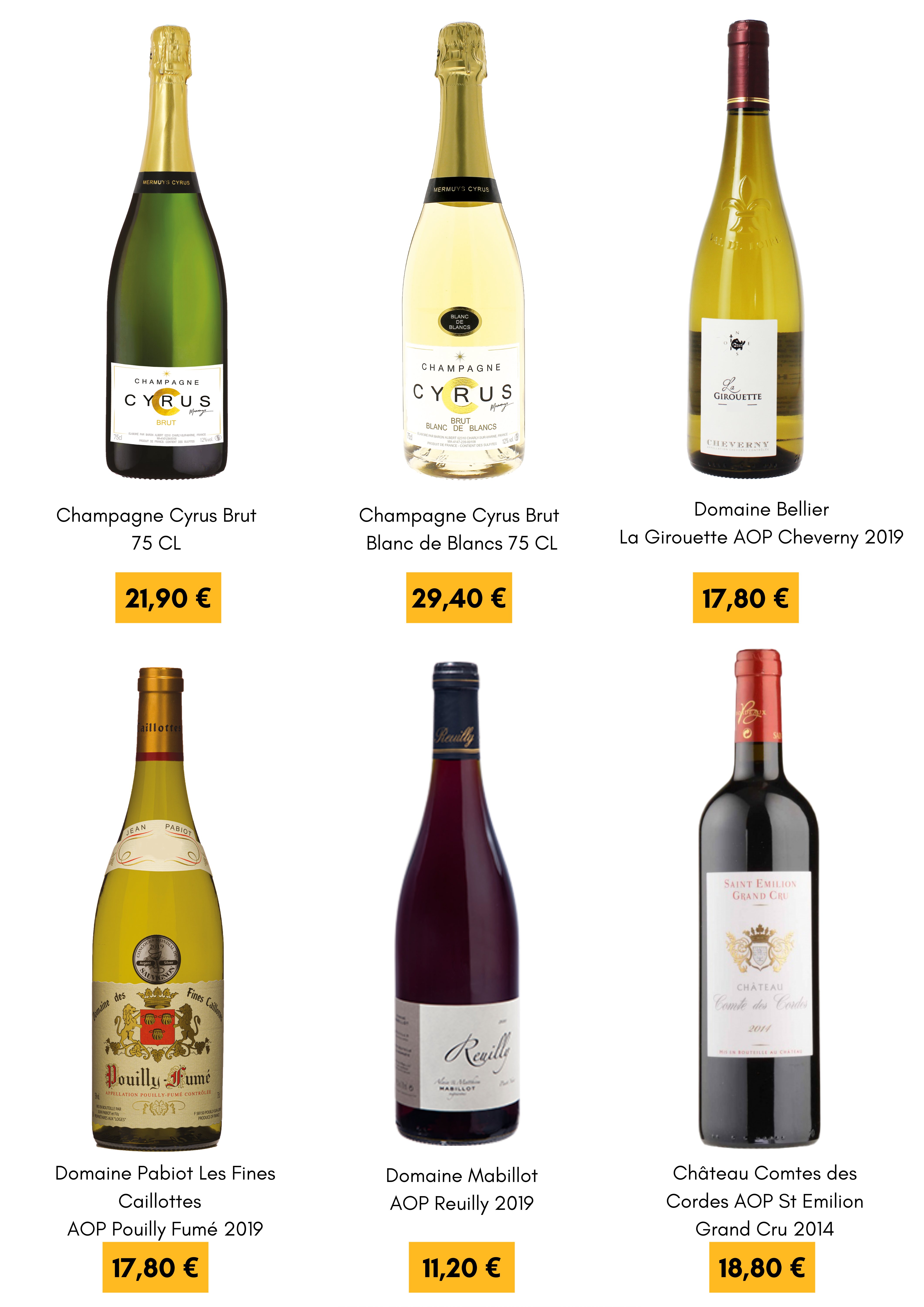 selection de vin